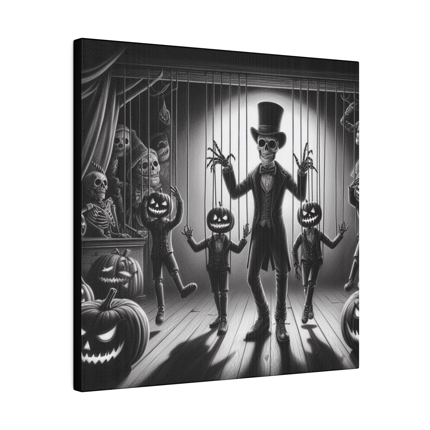 Halloween Marionettes Canvas Print