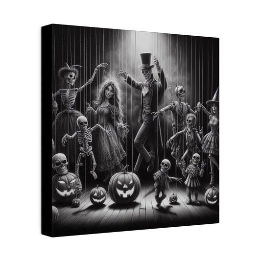 Halloween Marionettes Canvas Print