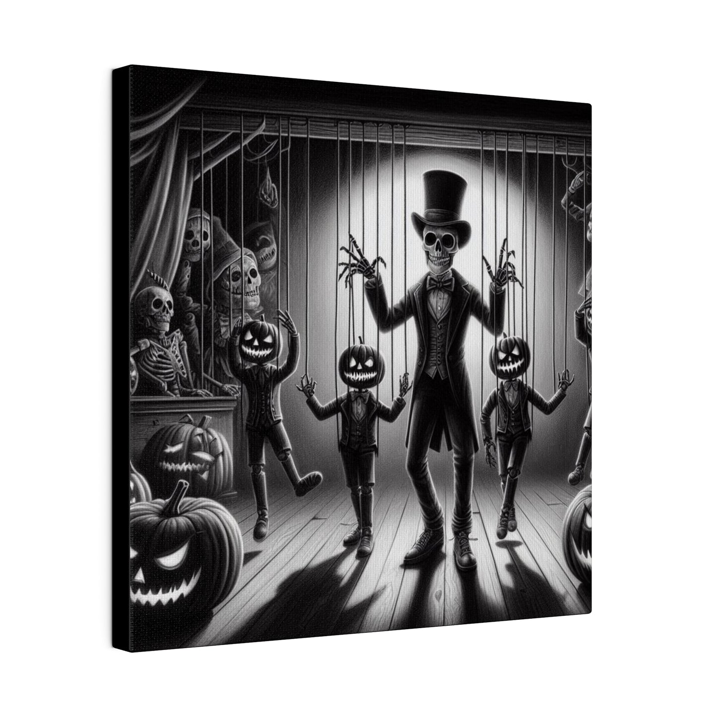 Halloween Marionettes Canvas Print