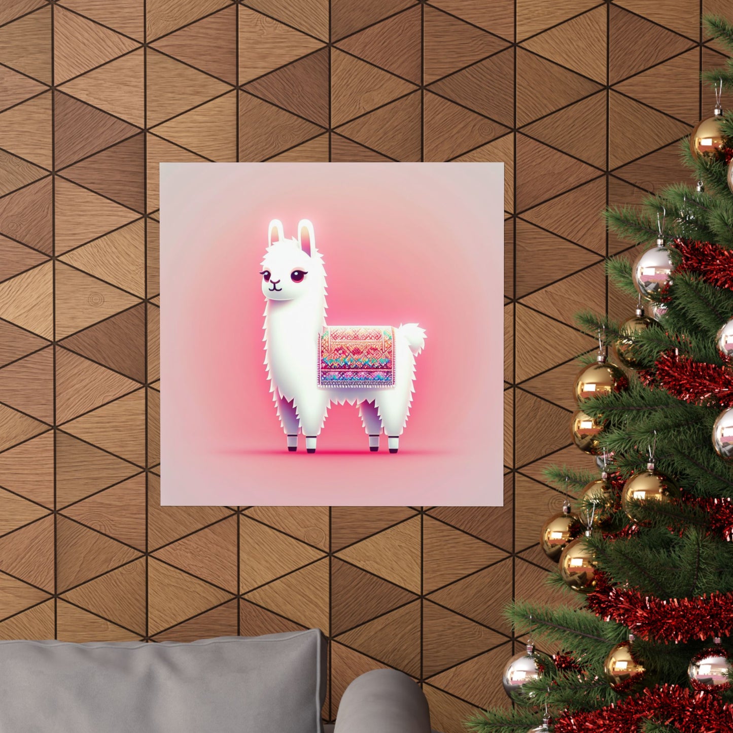 Llama A Vertical Posters