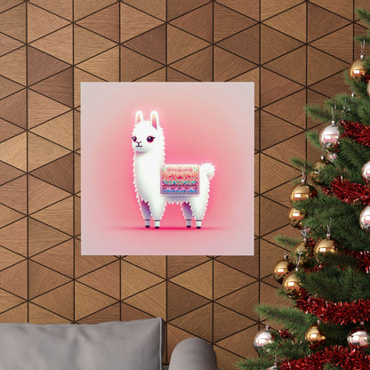 Llama A Vertical Posters