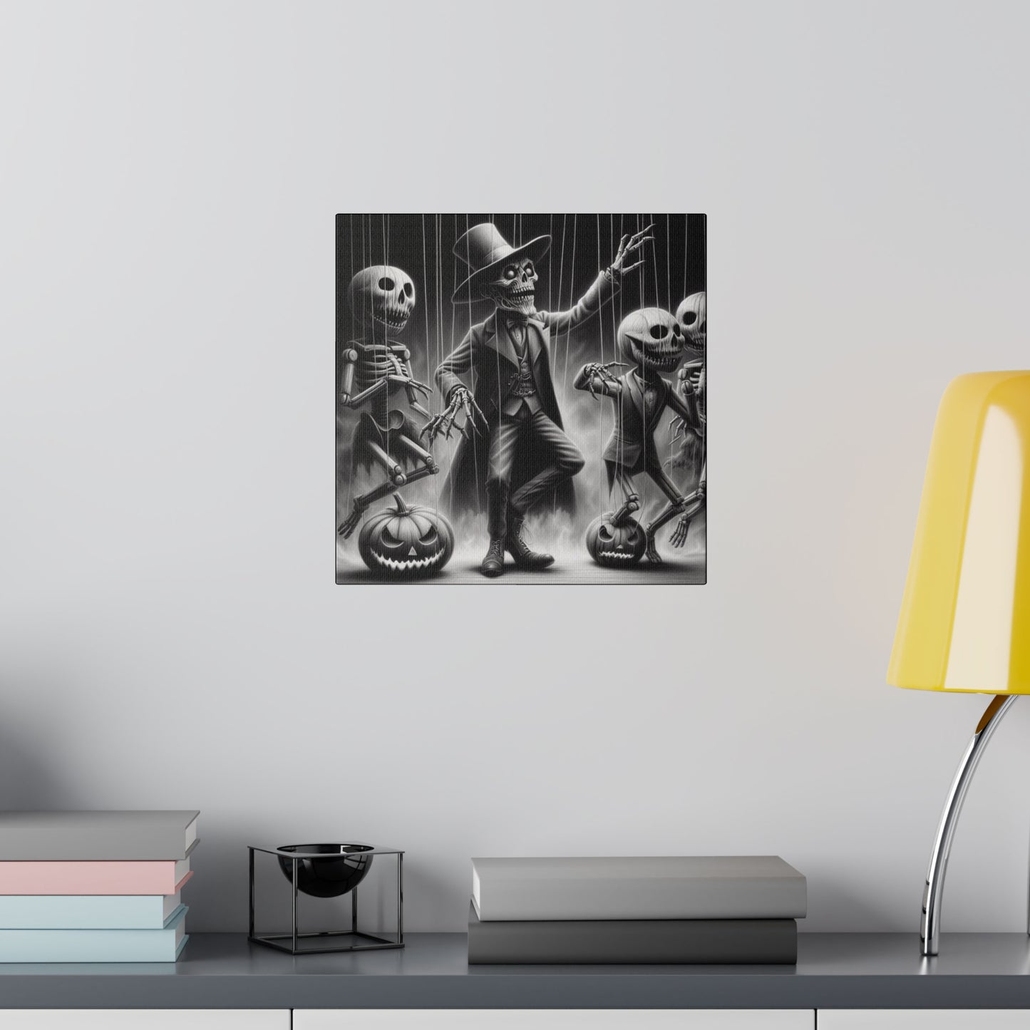 Halloween Marionettes Canvas Print