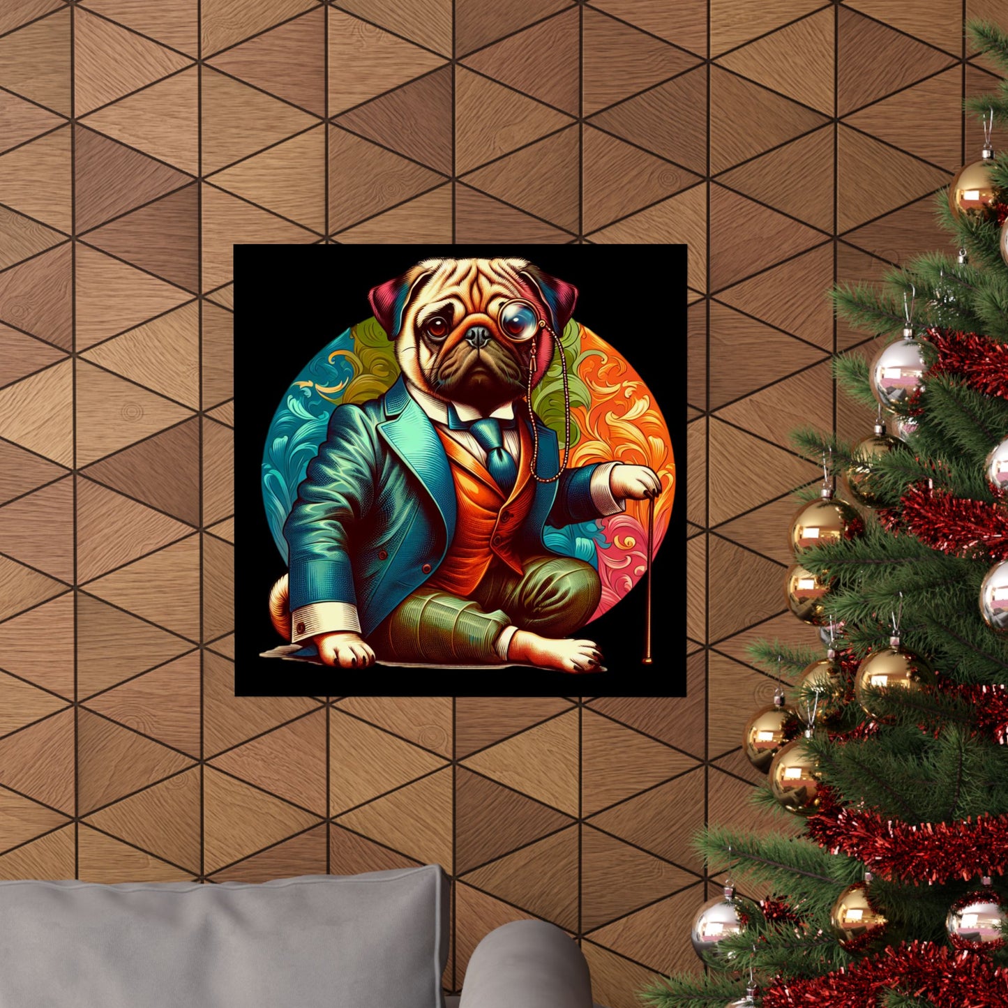 Mr Pug Vertical Posters