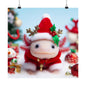 Axolotl Christmas Poster