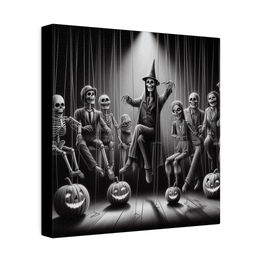 Halloween Marionettes Canvas Print
