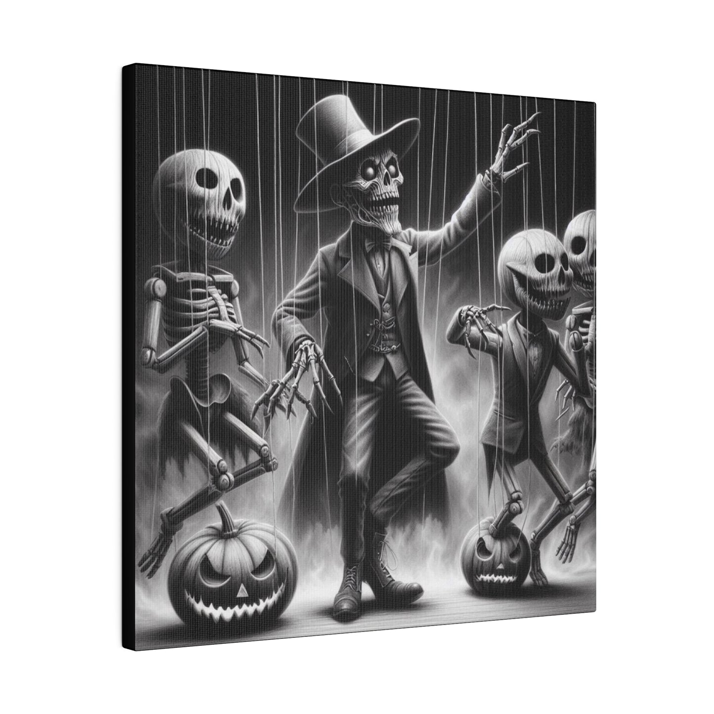 Halloween Marionettes Canvas Print