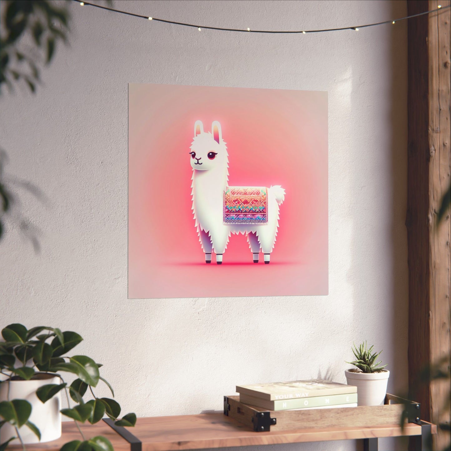 Llama A Vertical Posters