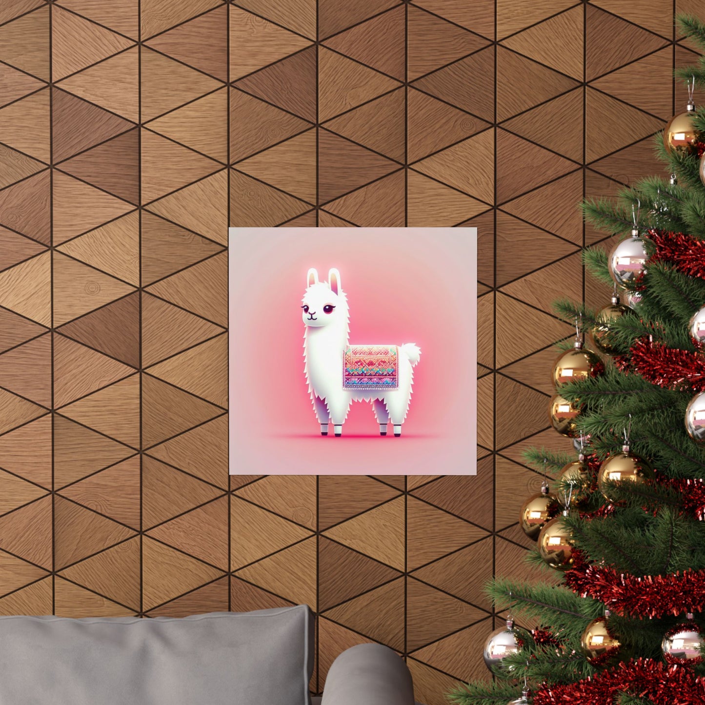 Llama A Vertical Posters