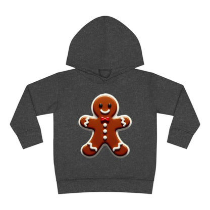 Traditional Gingerbread Man Toddler Pullover Fleece Hoodie