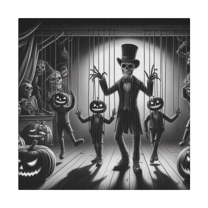 Halloween Marionettes Canvas Print