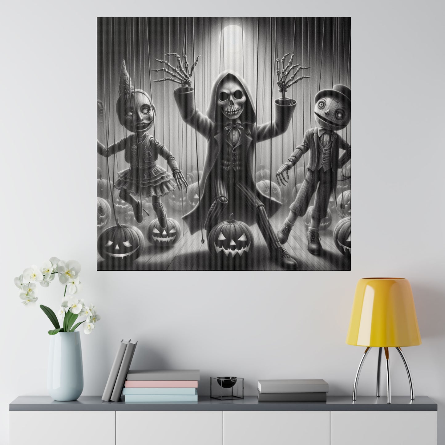 Halloween Marionettes Canvas Print