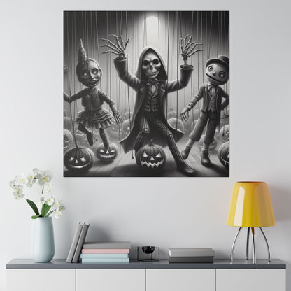 Halloween Marionettes Canvas Print