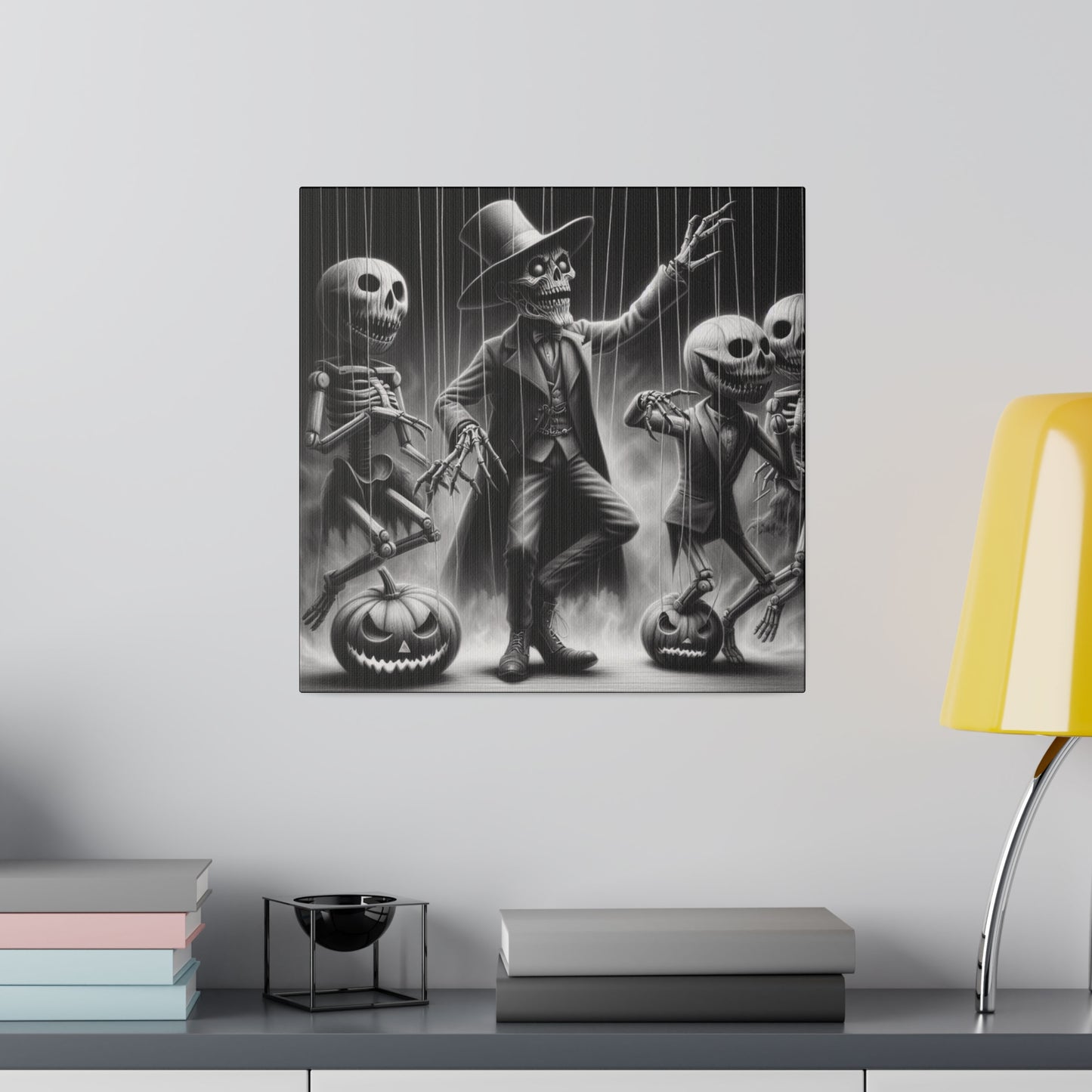Halloween Marionettes Canvas Print