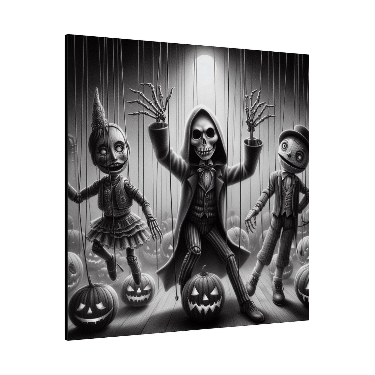 Halloween Marionettes Canvas Print