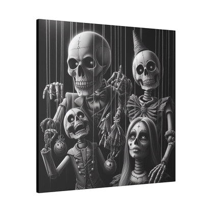 Halloween Marionettes Canvas Print