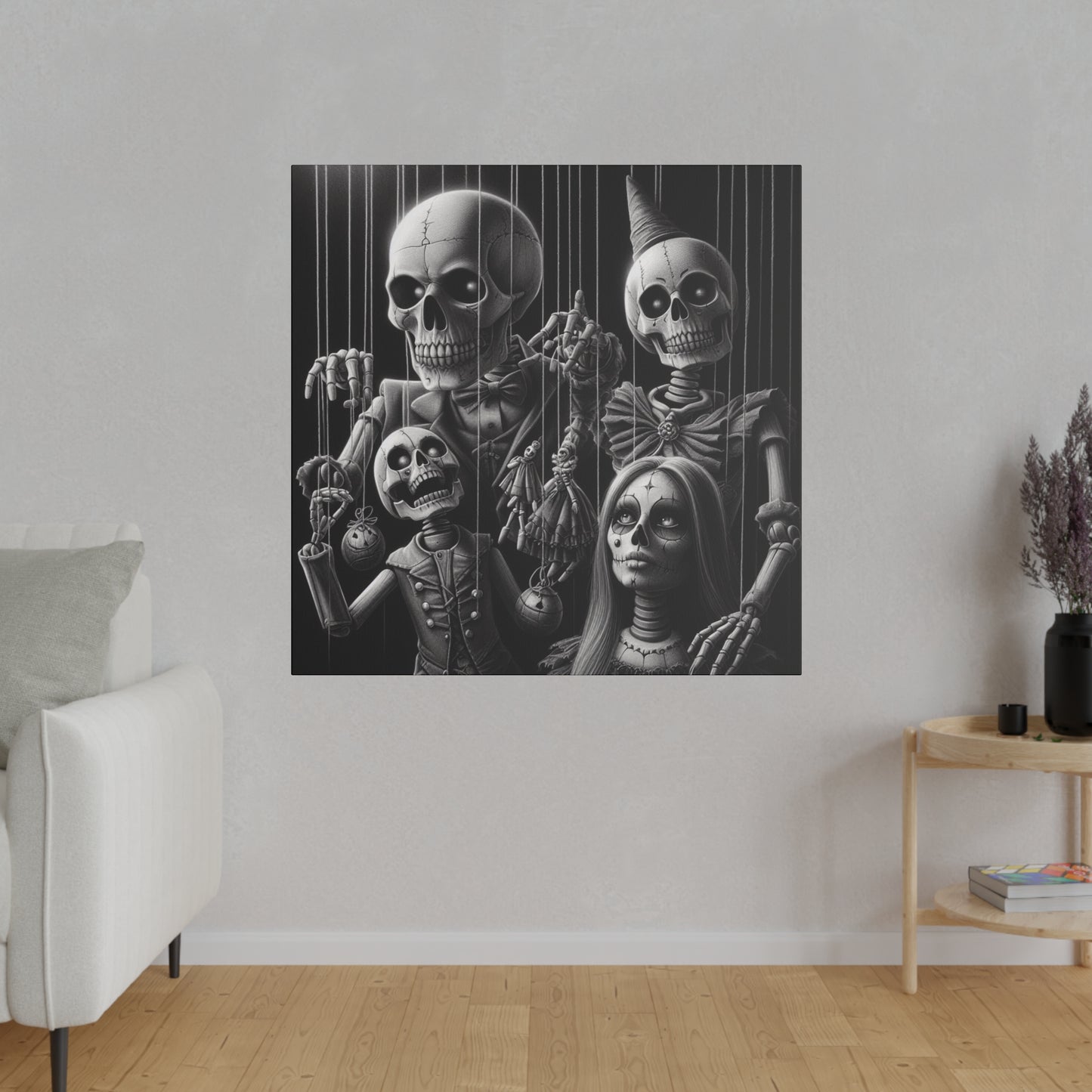 Halloween Marionettes Canvas Print