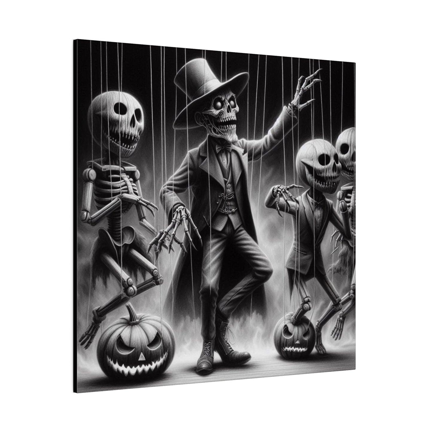 Halloween Marionettes Canvas Print