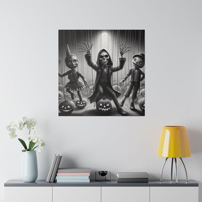 Halloween Marionettes Canvas Print