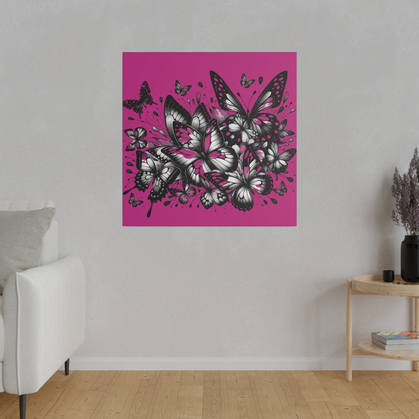 Butterfly Rush Graphic Original Matte Canvas, Stretched, 0.75"