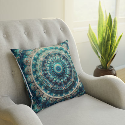 Blue & Silver Cushion