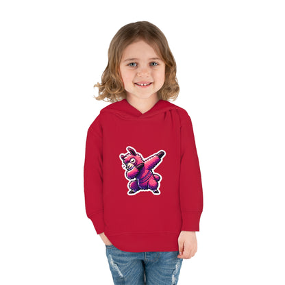 Dabbing Llama Toddler Pullover Fleece Hoodie