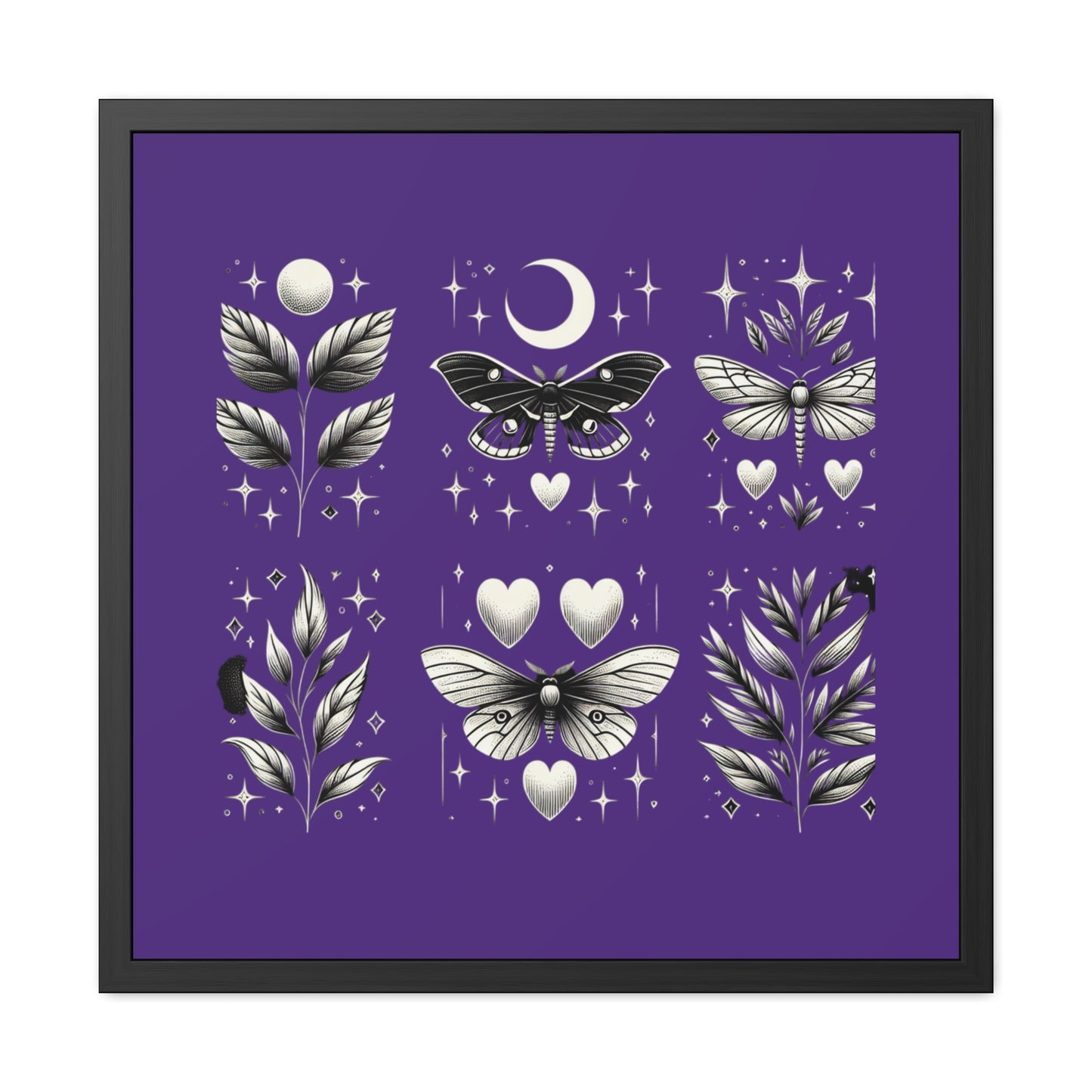 Butterfly Purple Framed Posters