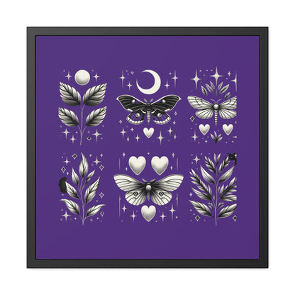 Butterfly Purple Framed Posters