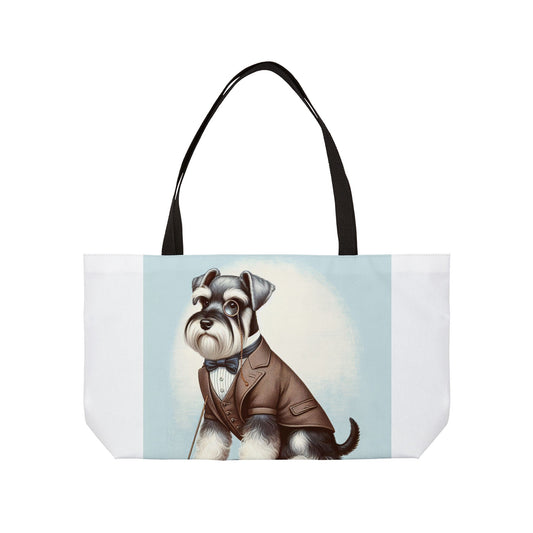 Mr Miniature Schnauzer Weekender Tote Bag