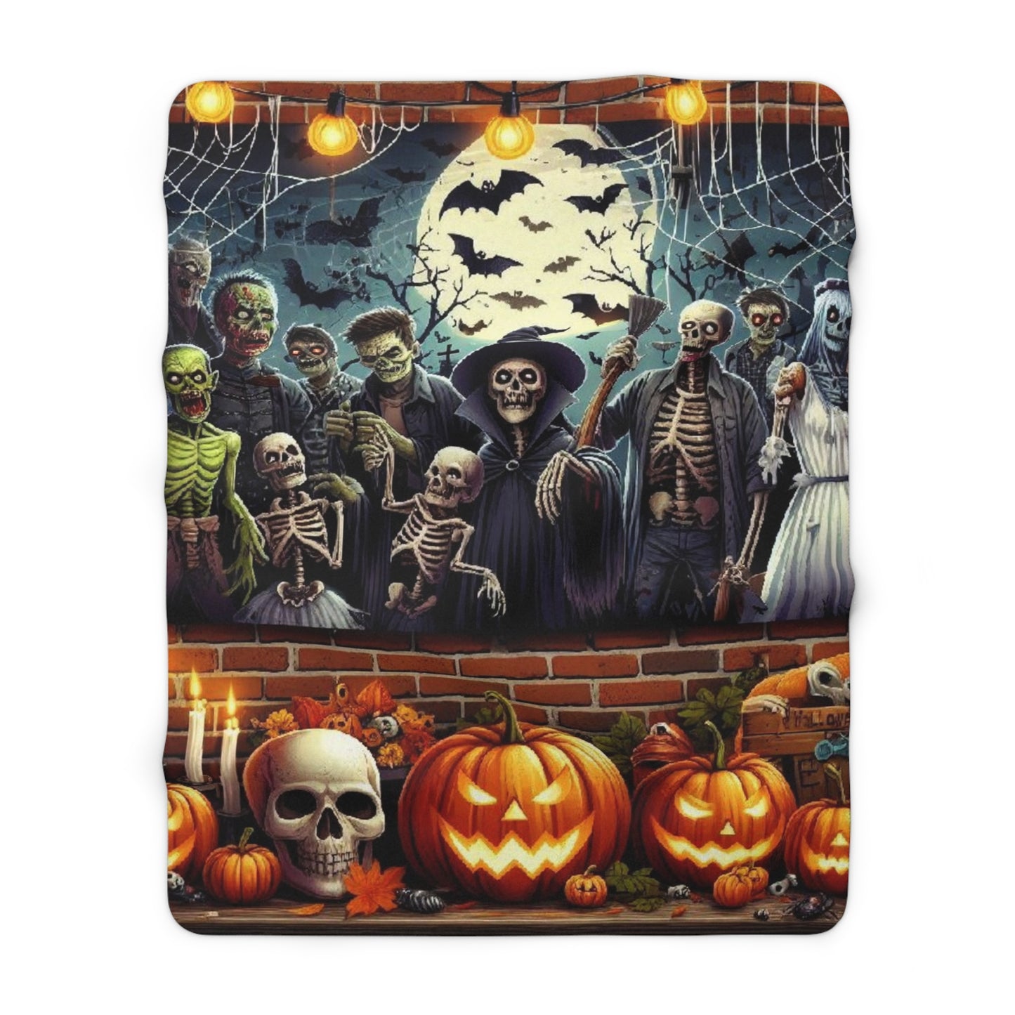 Halloween Collection Sherpa Fleece Blanket
