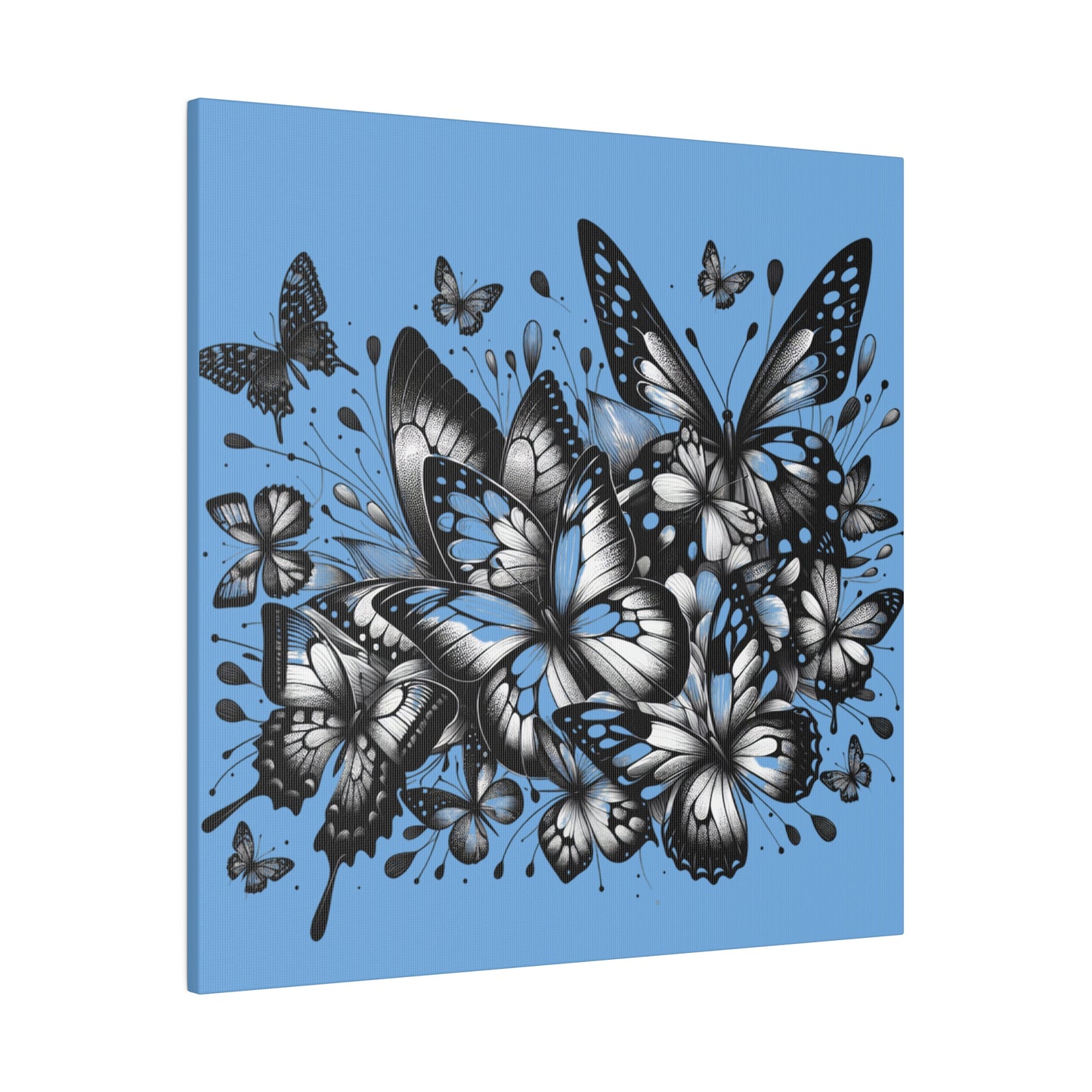 Butterfly Rush Graphic Original Matte Canvas, Stretched, 0.75"
