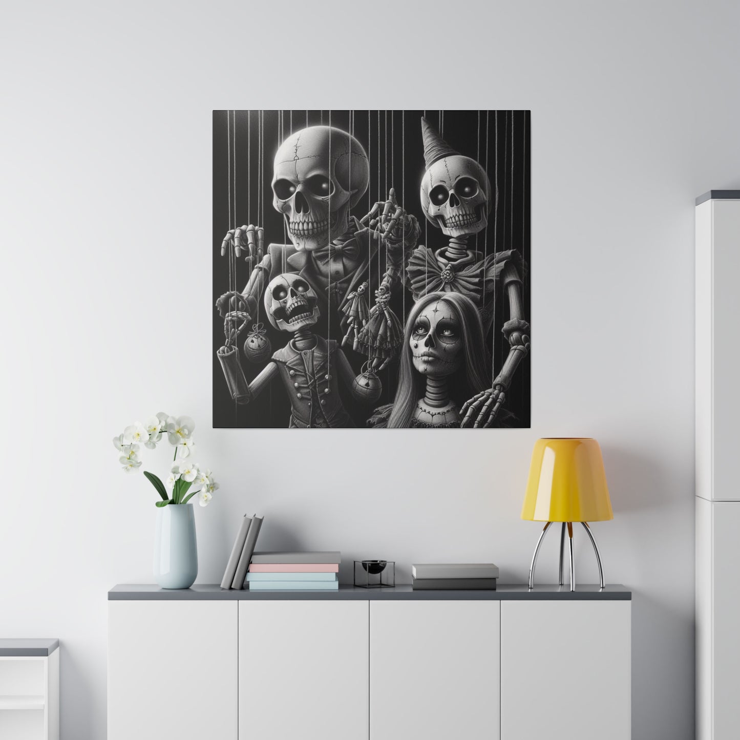 Halloween Marionettes Canvas Print