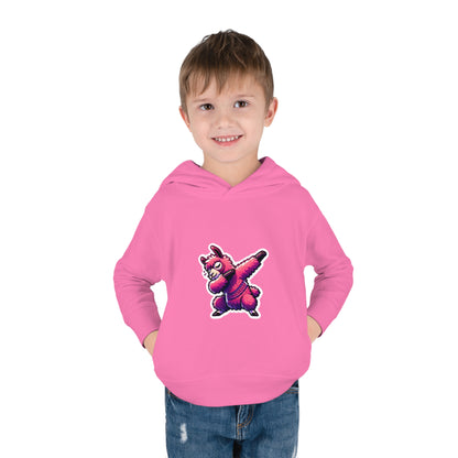 Dabbing Llama Toddler Pullover Fleece Hoodie