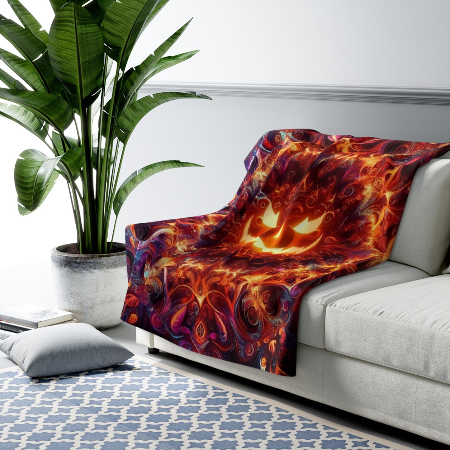 Halloween Collection Sherpa Fleece Blanket