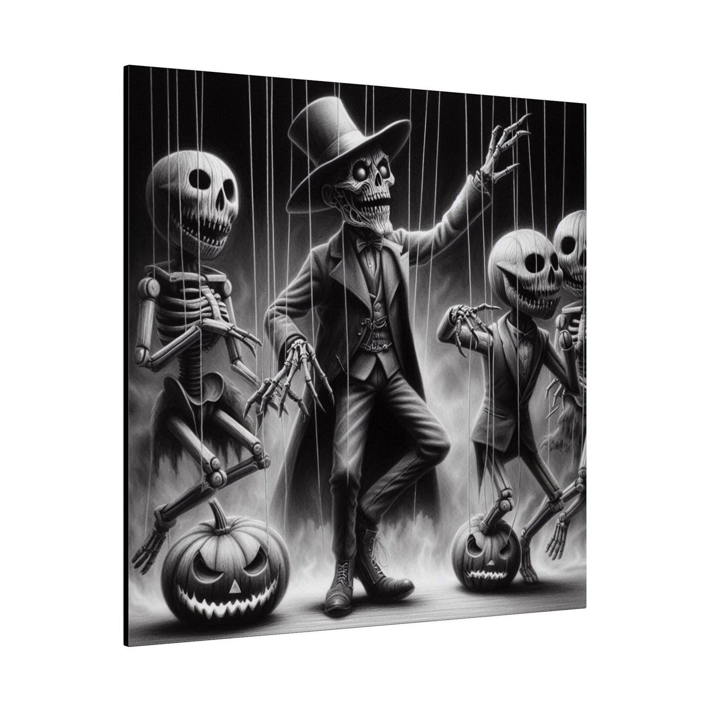 Halloween Marionettes Canvas Print