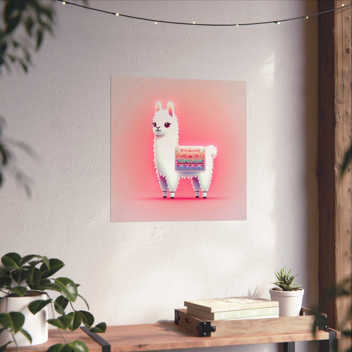 Llama A Vertical Posters