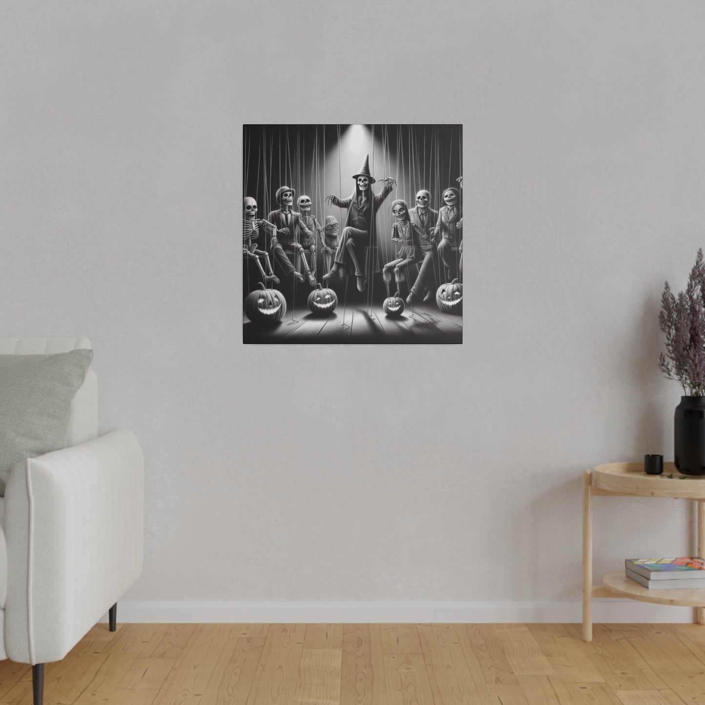 Halloween Marionettes Canvas Print