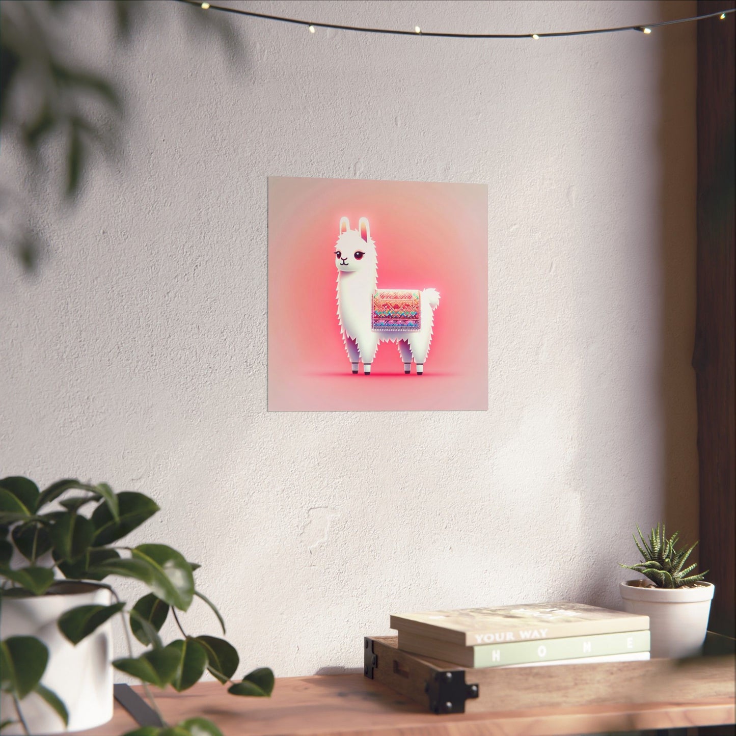 Llama A Vertical Posters