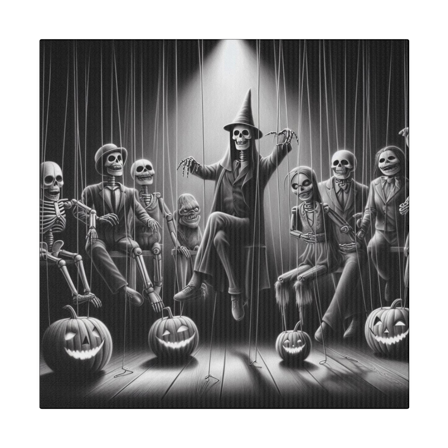 Halloween Marionettes Canvas Print