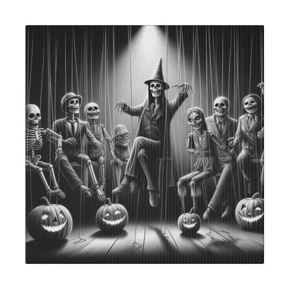 Halloween Marionettes Canvas Print