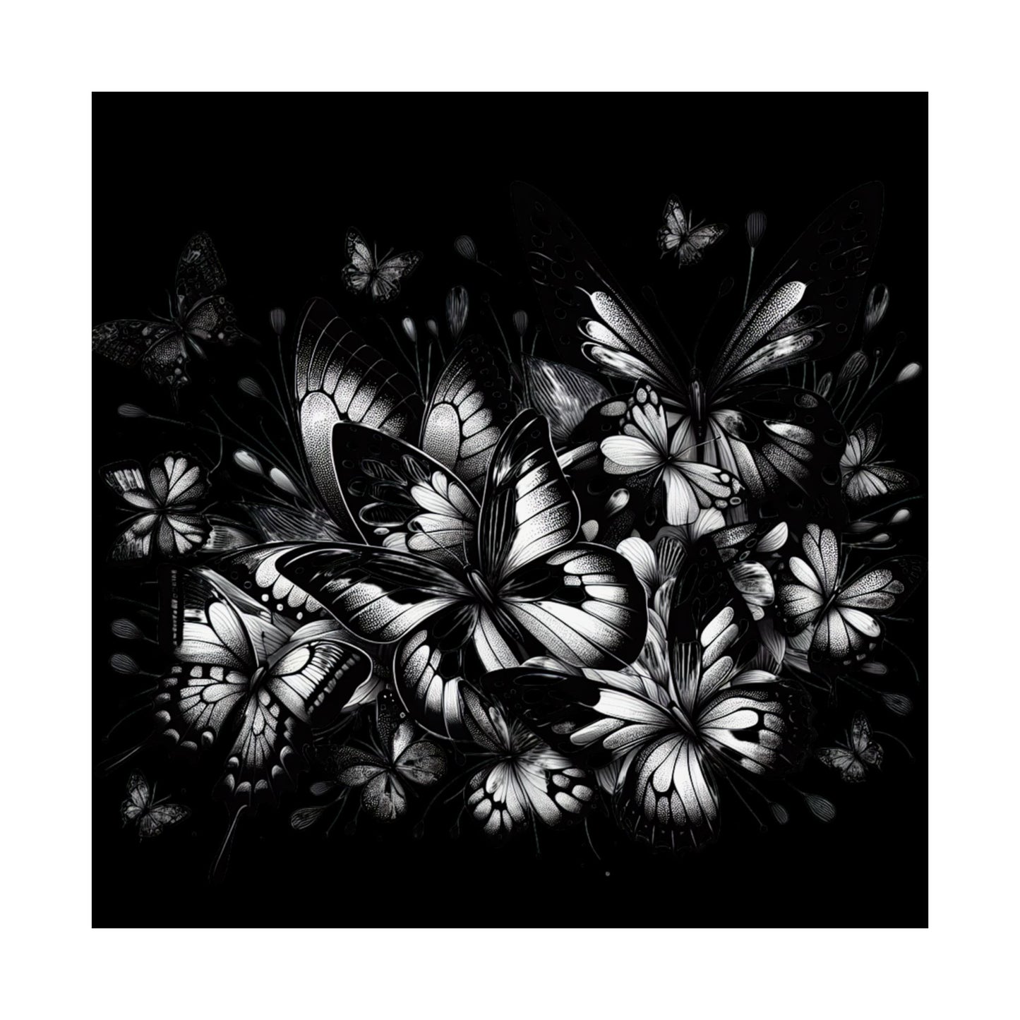 Butterfly Rush Vertical Posters