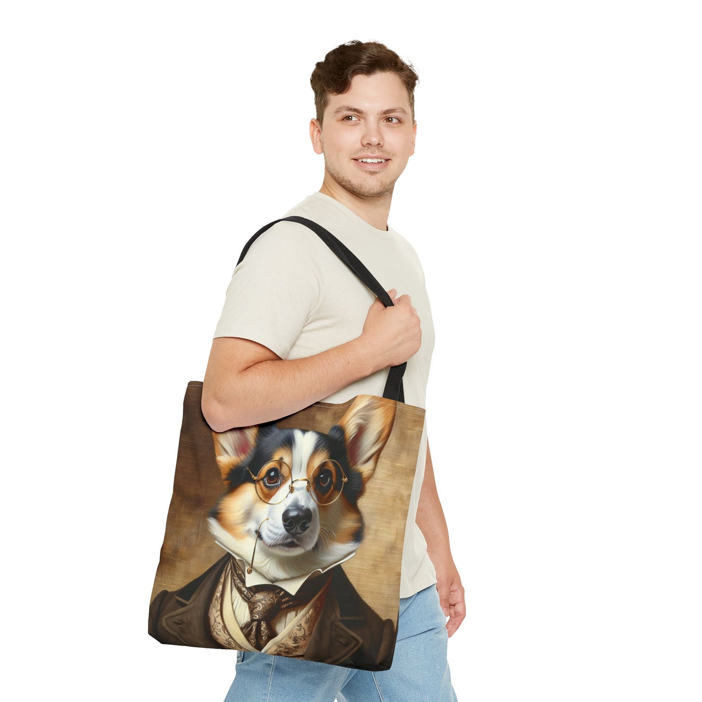 Mr Pembroke Welsh Corgi Tote Bag (AOP)