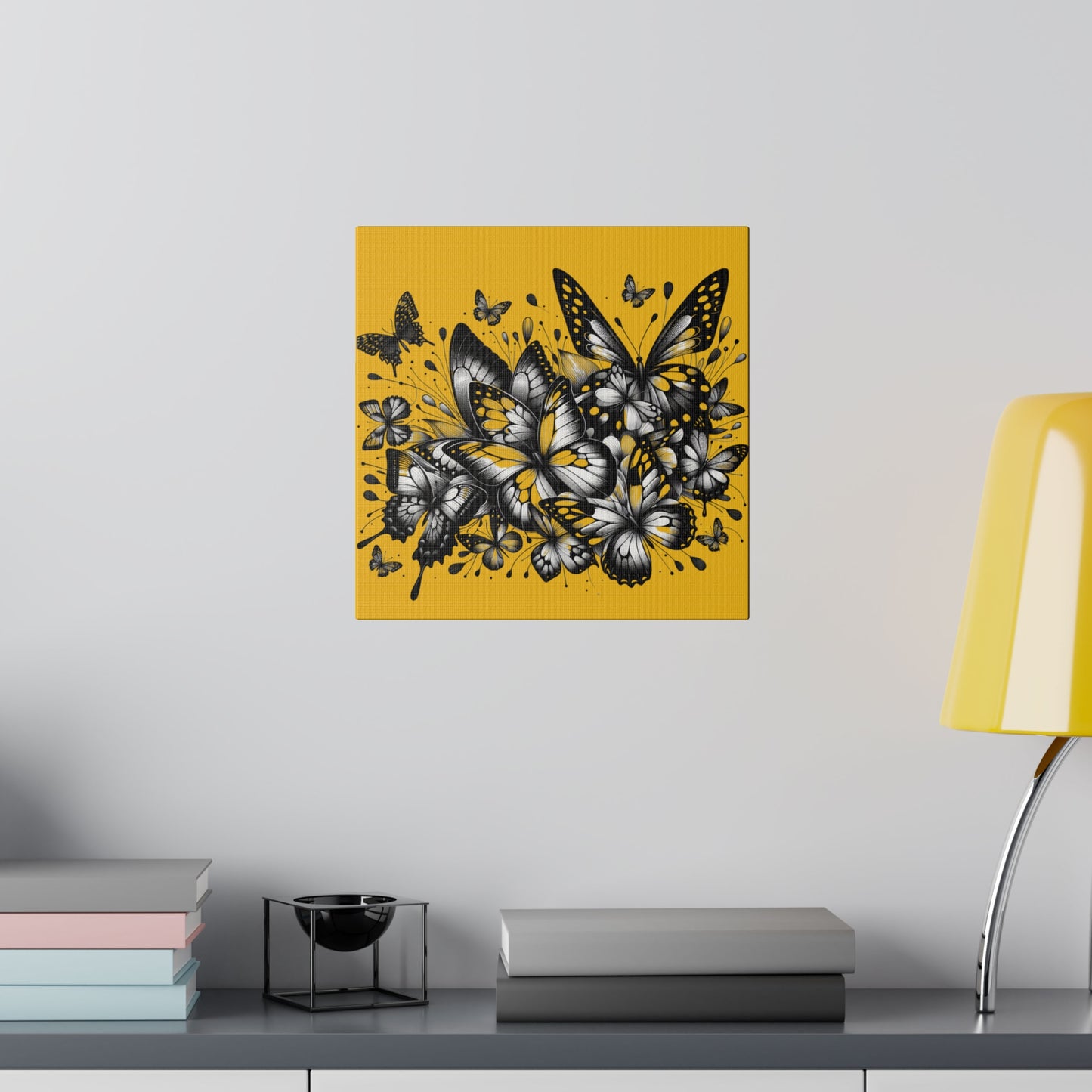 Butterfly Rush Graphic Original Matte Canvas, Stretched, 0.75"