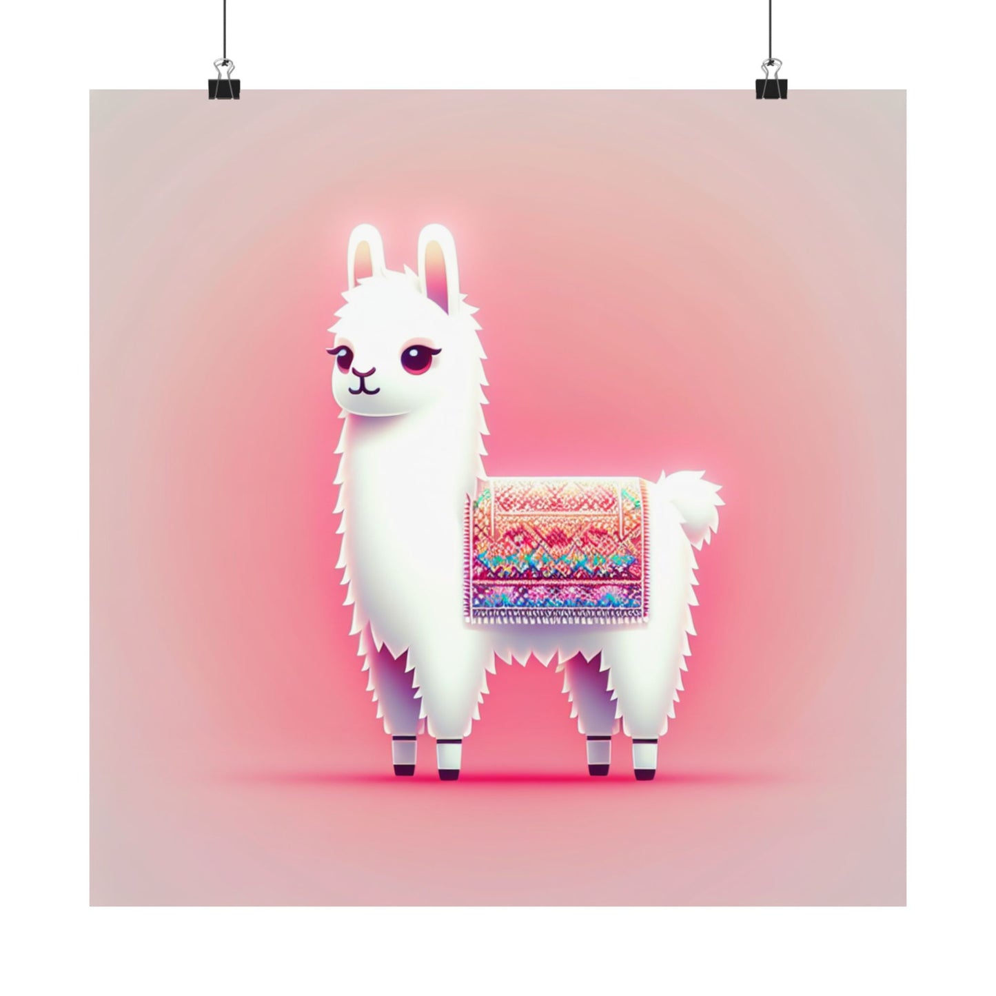 Llama A Vertical Posters