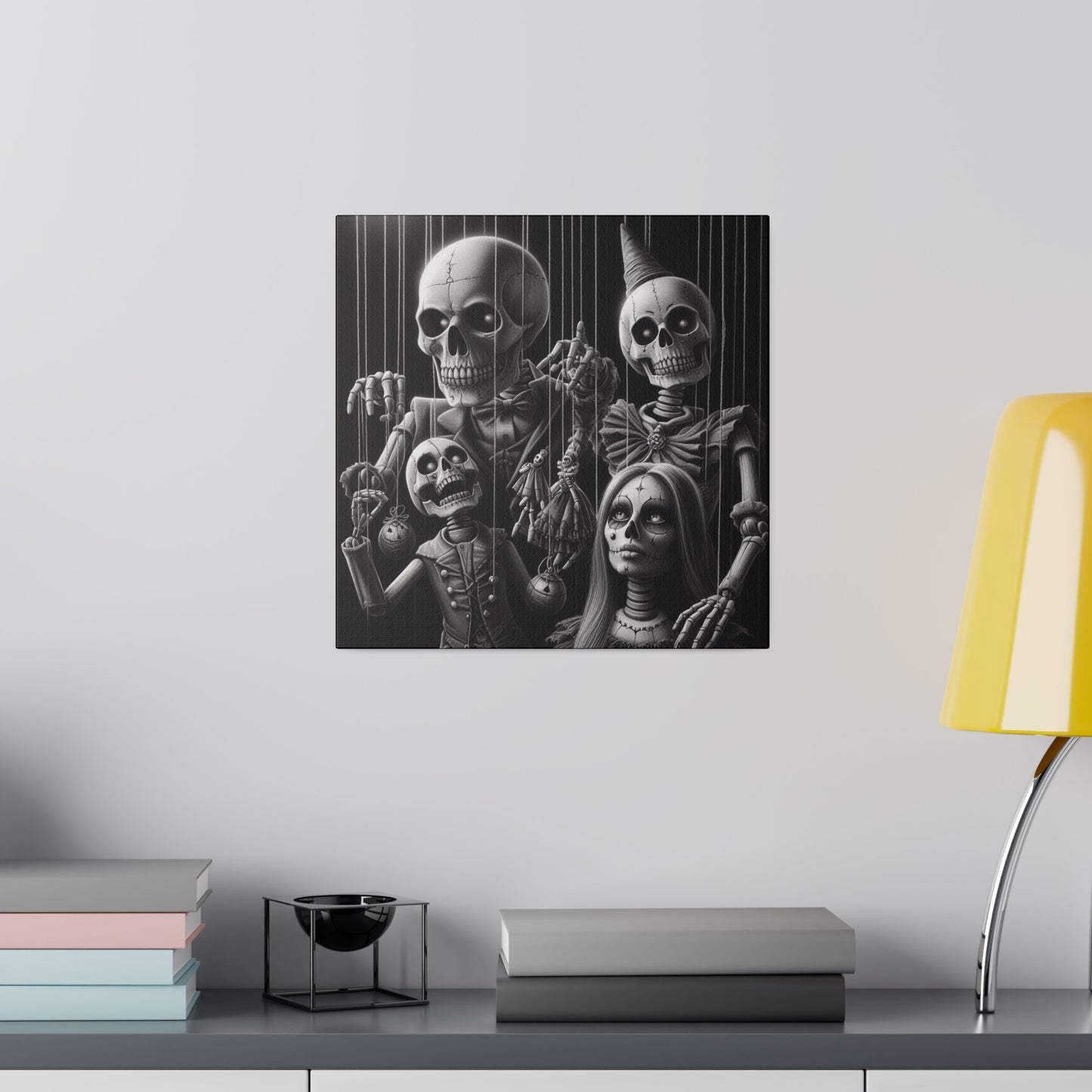 Halloween Marionettes Canvas Print