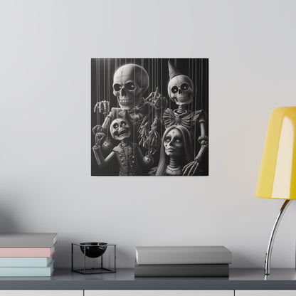 Halloween Marionettes Canvas Print