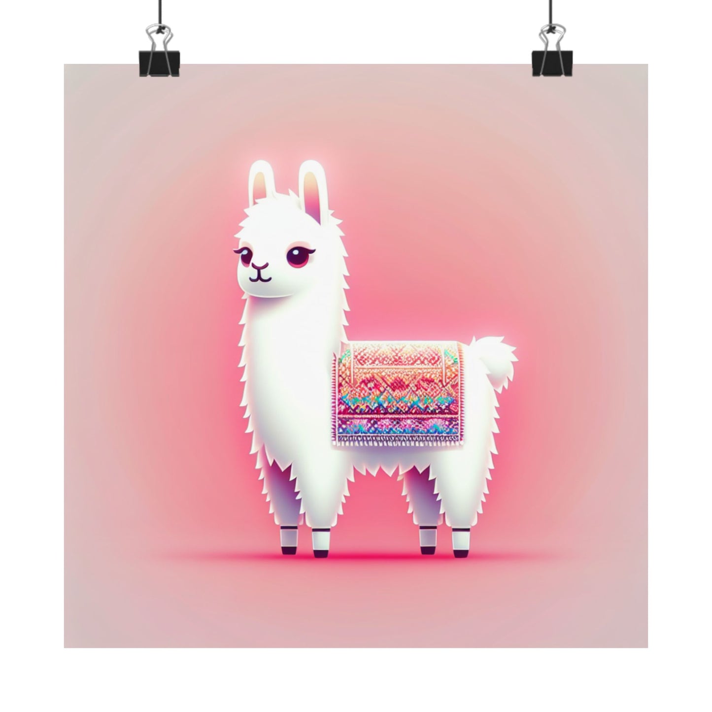 Llama A Vertical Posters