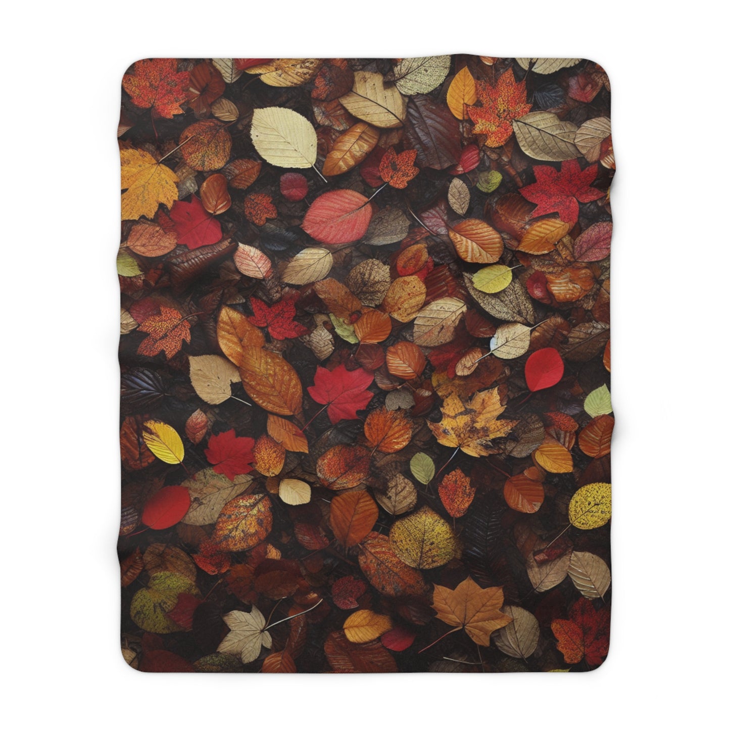 Autumn Sherpa Fleece Blanket