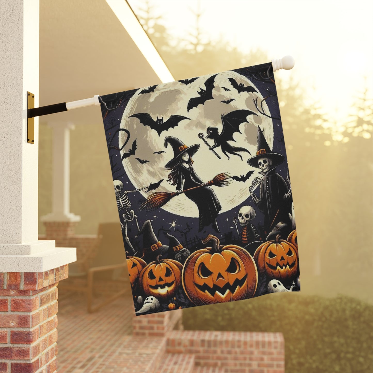 Halloween Garden & House Banner
