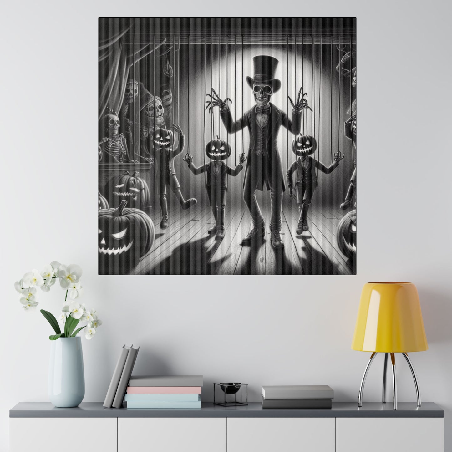 Halloween Marionettes Canvas Print