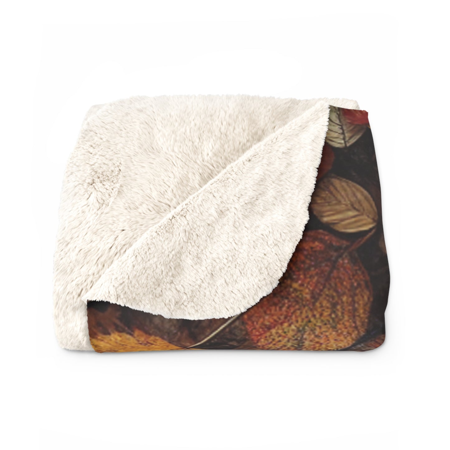 Autumn Sherpa Fleece Blanket